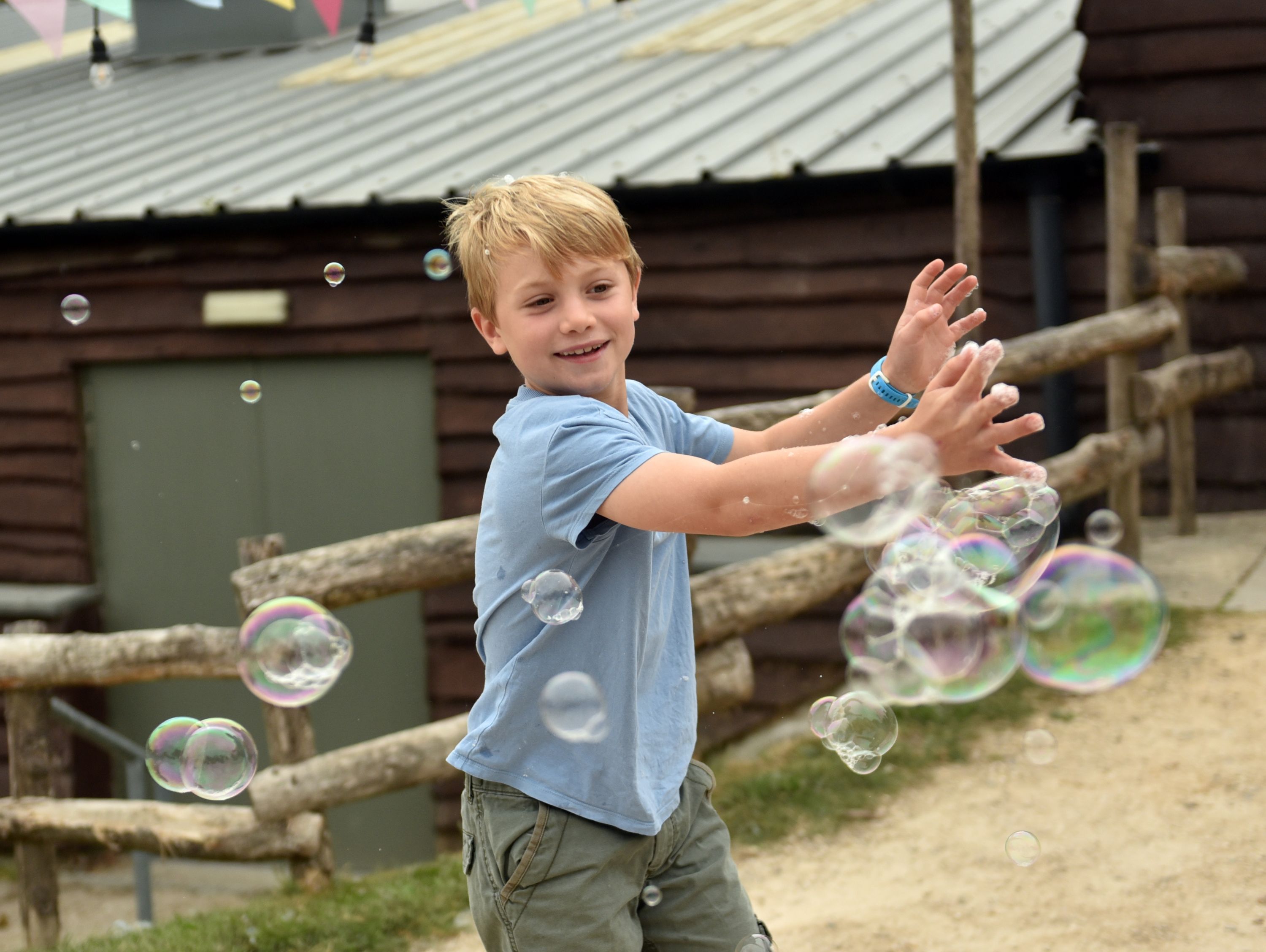 Bubble Fun At Watermouth Castle