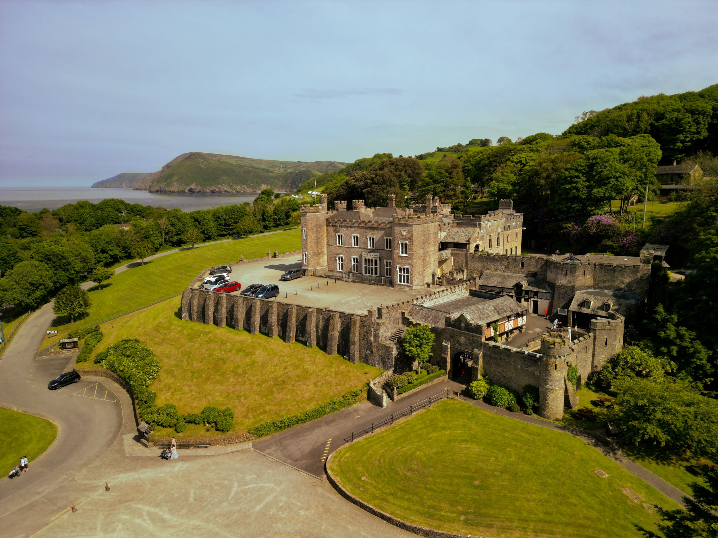 Watermouth Castle Scene