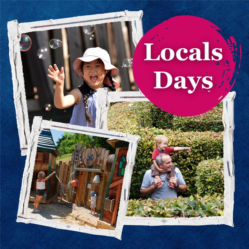 Watermouth Castle Locals Weekend with families enjoying play areas and attractions in North Devon